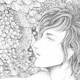 In the flowers 紫陽花